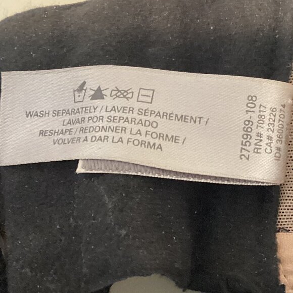 Victoria's Secret 2-Piece Demi Lace Bra & Panty Set Sz M Red & Black 286i - Picture 9 of 10